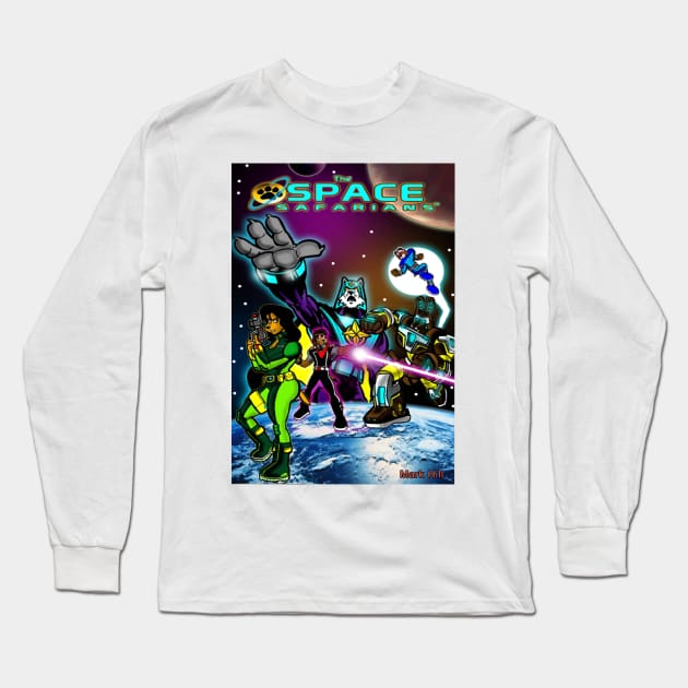 The Space Safarians team picture Long Sleeve T-Shirt by DocNebula